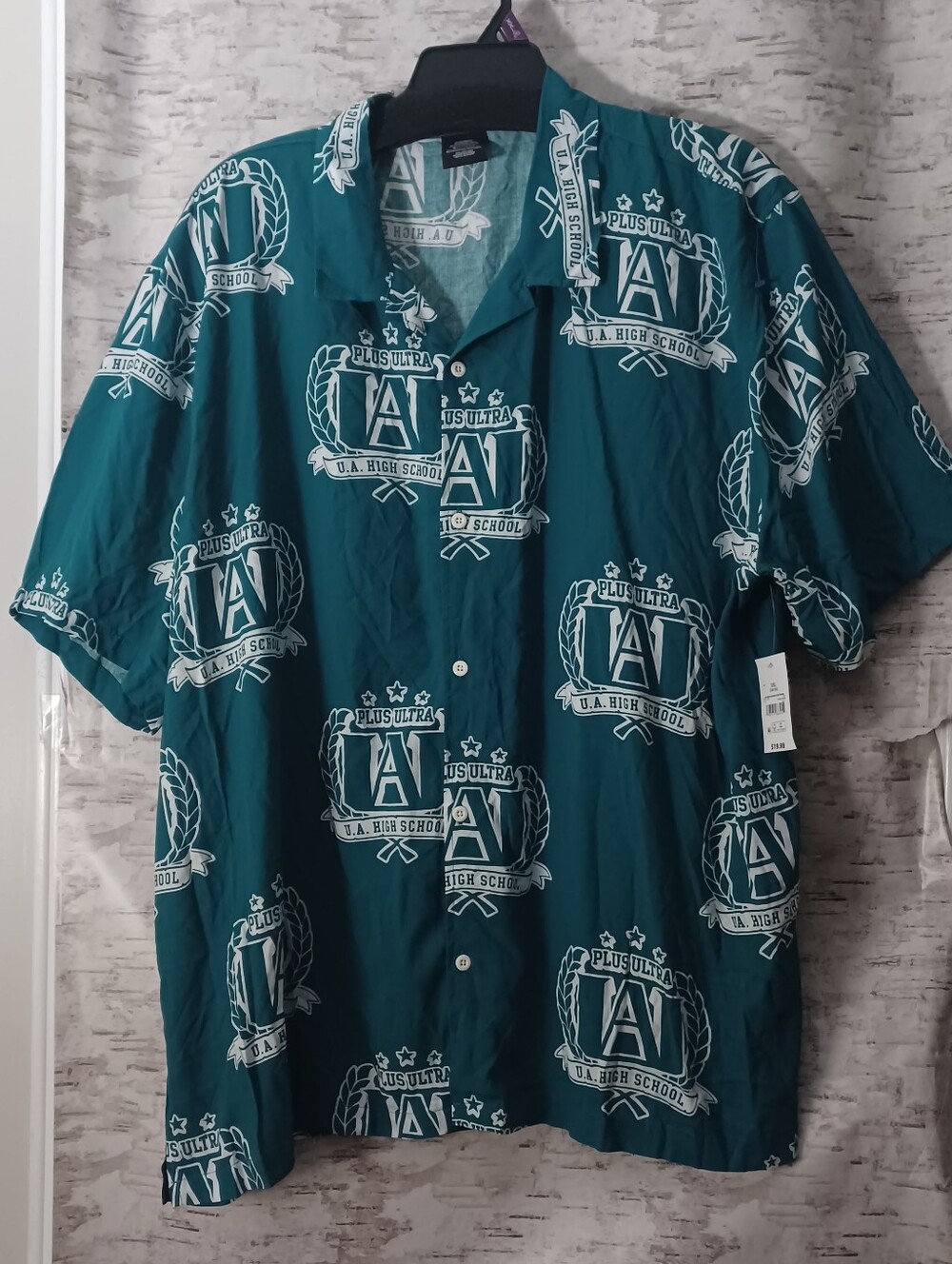 My Hero Academia Button Down Shirt Sz 3XL